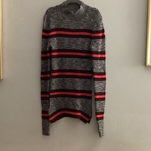 Like New Proenza Schouler Maroon and White Knit Sweater -XS